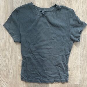 SKIMS Charcoal Short Sleeve Tee